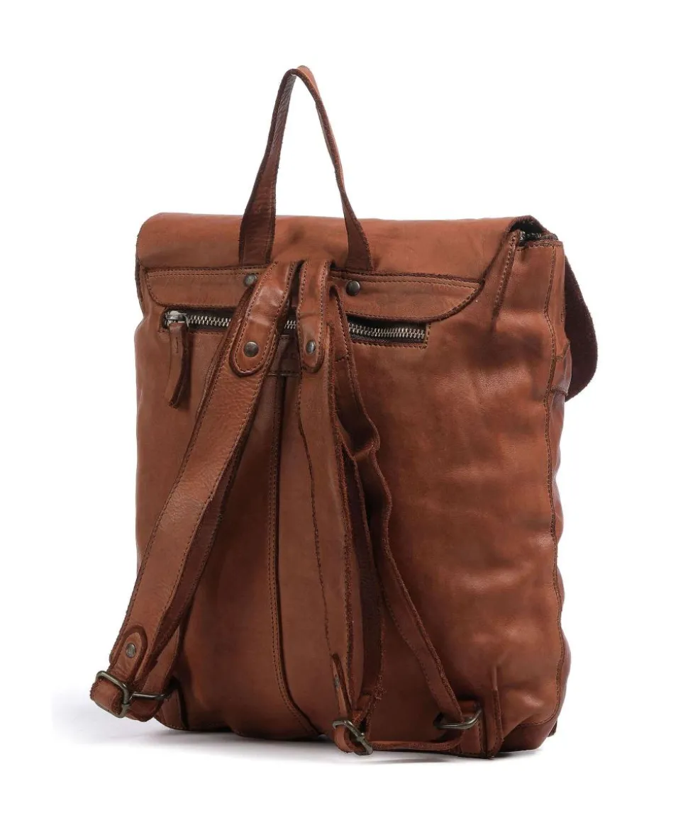 Submarine Rucksack Leder cognac