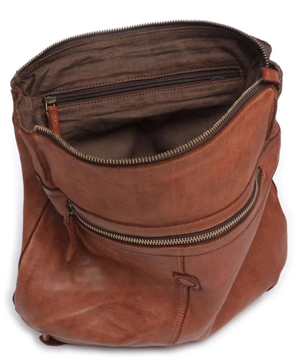 Submarine Rucksack Leder cognac
