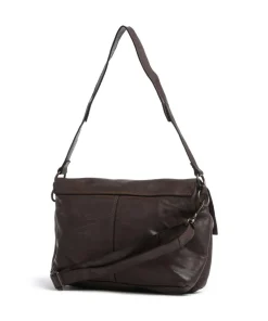 Submarine Schultertasche Rindsleder braun