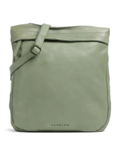 Submarine Schultertasche fein genarbtes Rindsleder grün