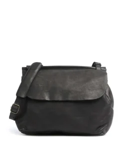 Submarine Schultertasche Rindsleder schwarz