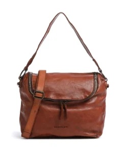 Submarine Schultertasche Rindsleder cognac