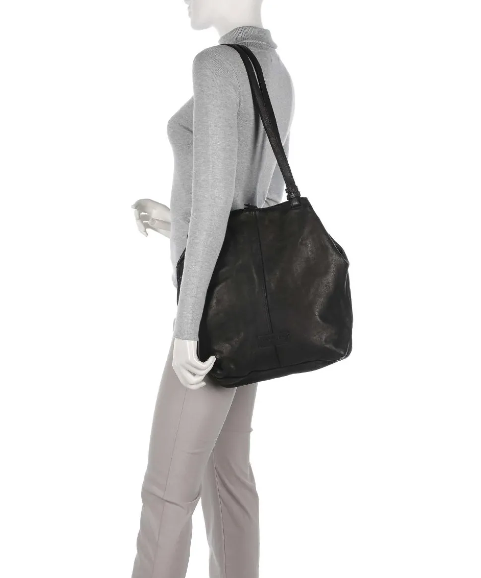 Submarine Shopper fein genarbtes Rindsleder schwarz