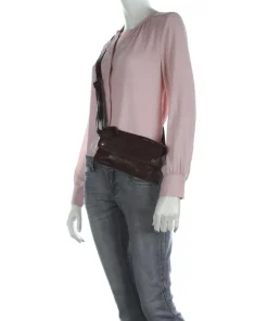 Submarine Umhängetasche fein genarbtes Rindsleder braun