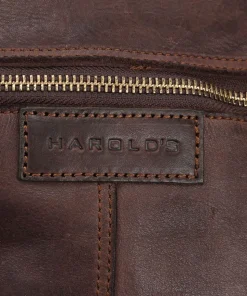 Submarine Umhängetasche fein genarbtes Rindsleder dunkelbraun