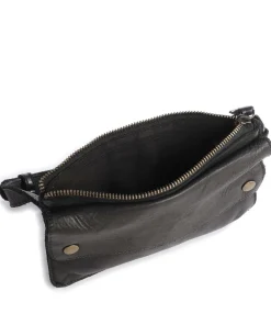 Submarine Umhängetasche fein genarbtes Rindsleder schwarz