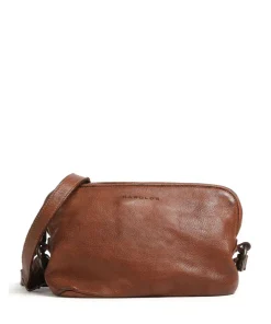 Submarine Umhängetasche genarbtes Rindsleder cognac