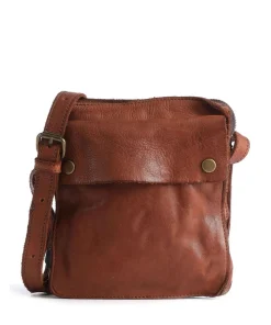 Submarine Umhängetasche genarbtes Rindsleder cognac