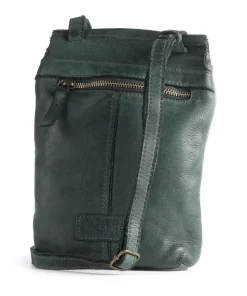 Submarine Umhängetasche Rindsleder dunkelgrün