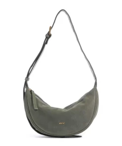 Suede By My Side Small Schultertasche aufgerautes Leder khaki