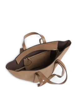 Suede Cosmo Medium Shopper aufgerautes Leder camel