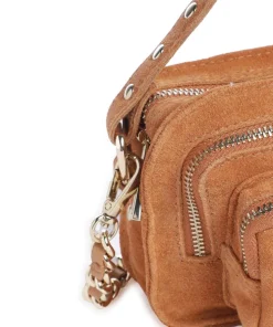 Suede Helena Umhängetasche aufgerautes Leder karamellbraun