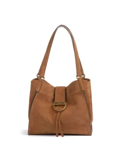 Suede Temi Shopper aufgerautes Leder braun