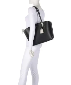 Suite Shopper genarbtes Rindsleder schwarz