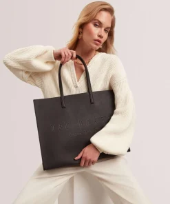 Sukicon Shopper Lederimitat schwarz