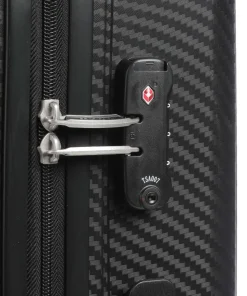 Summer Hit 4-Rollen Trolley schwarz 66 cm