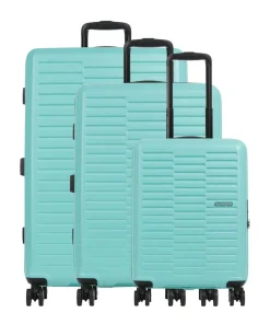 Sunset Hills 4-Rollen Trolley Set türkis 3-tlg.
