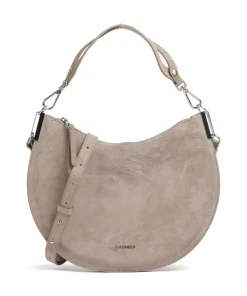 Sunup Suede Beuteltasche aufgerautes Leder taupe