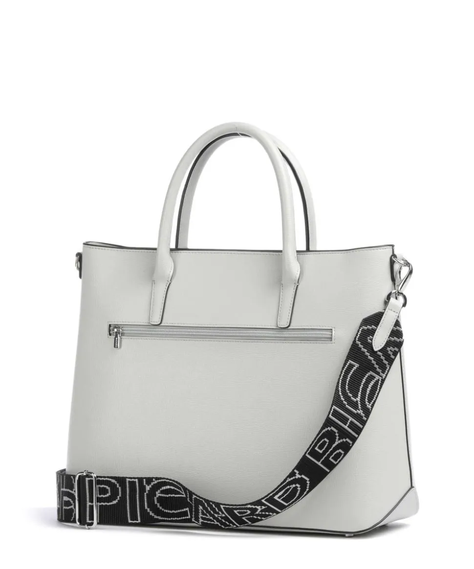 Super Star Handtasche Saffiano-Rindsleder hellgrau