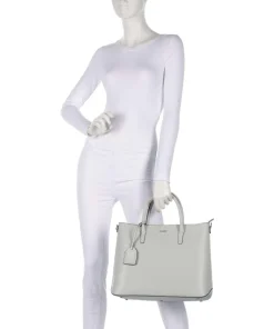 Super Star Handtasche Saffiano-Rindsleder hellgrau