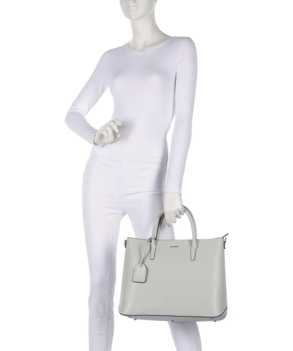 Super Star Handtasche Saffiano-Rindsleder hellgrau