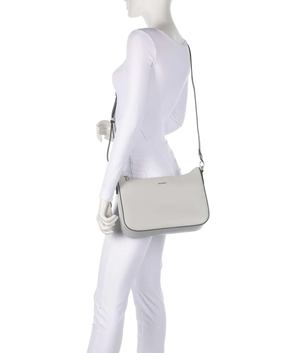 Super Star Umhängetasche Saffiano-Rindsleder hellgrau