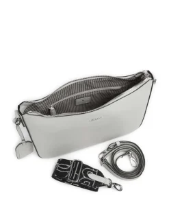 Super Star Umhängetasche Saffiano-Rindsleder hellgrau