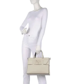 Susie Handtasche Lederimitat elfenbein