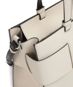 Susie Handtasche Lederimitat elfenbein