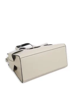 Susie Handtasche Lederimitat elfenbein