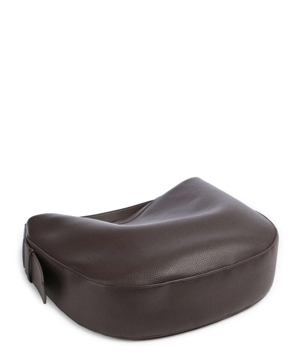 Susie L Beuteltasche Lederimitat dunkelbraun