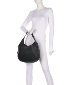 Susie L Beuteltasche Lederimitat schwarz