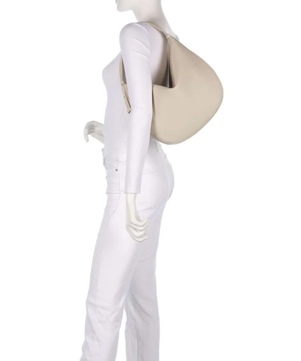 Susie M Beuteltasche Lederimitat creme