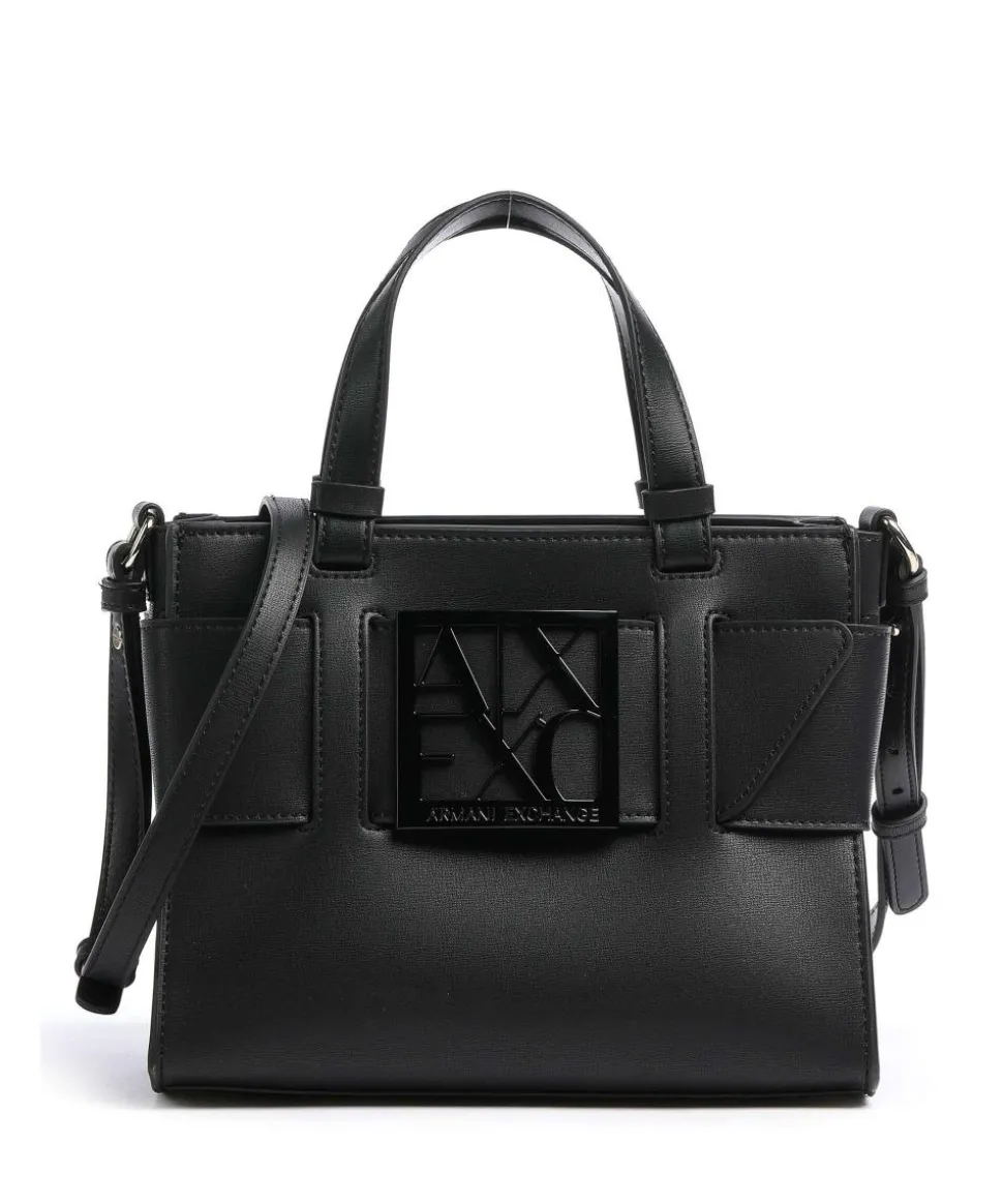Susie M Handtasche Lederimitat schwarz