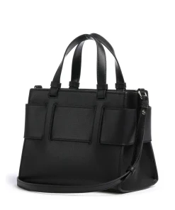 Susie M Handtasche Lederimitat schwarz