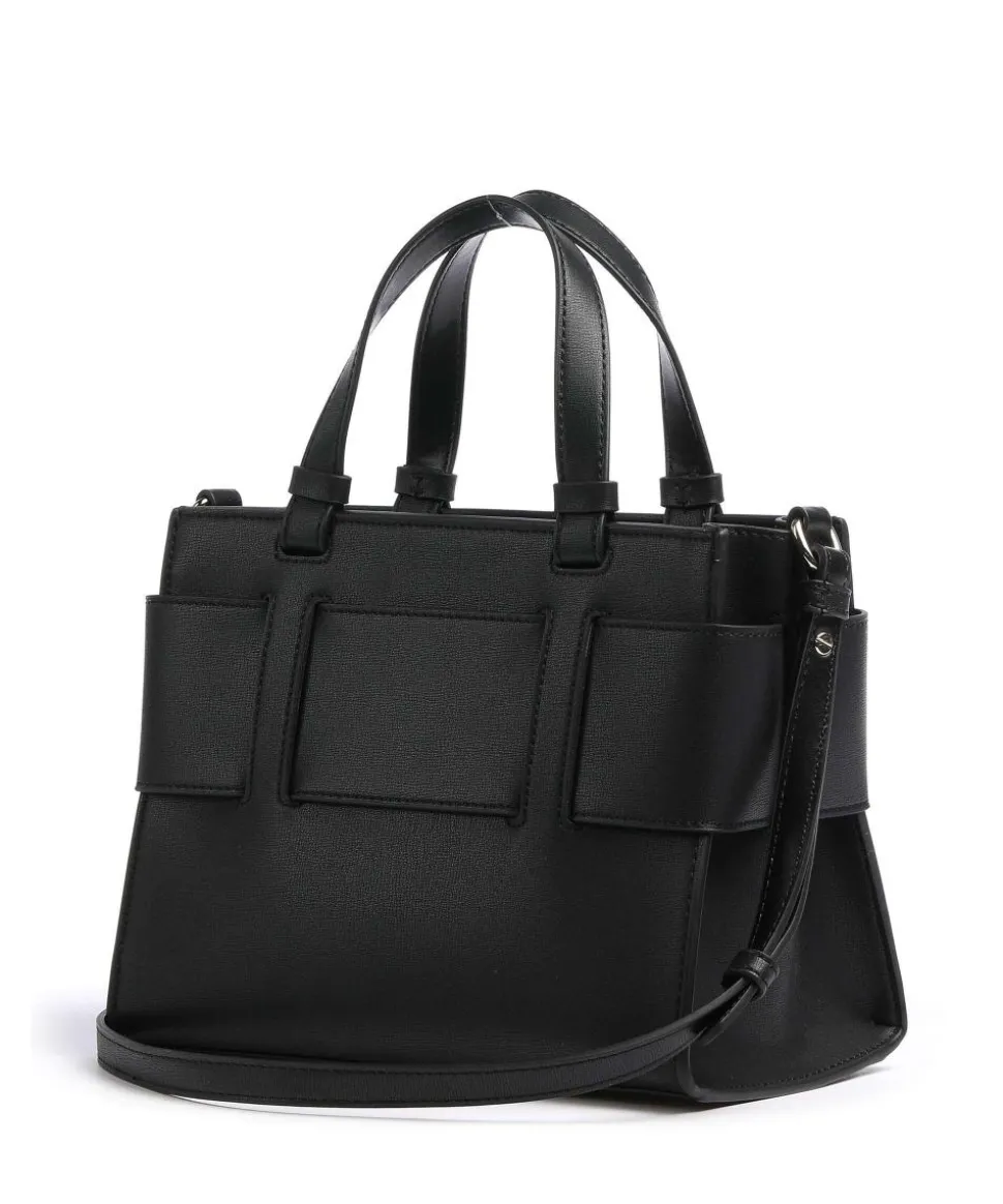 Susie M Handtasche Lederimitat schwarz
