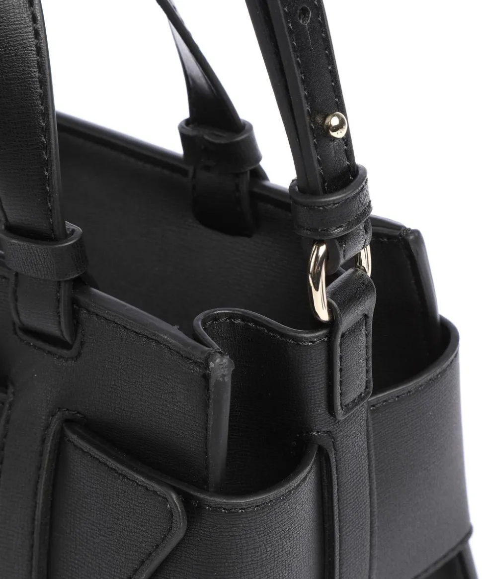 Susie M Handtasche Lederimitat schwarz
