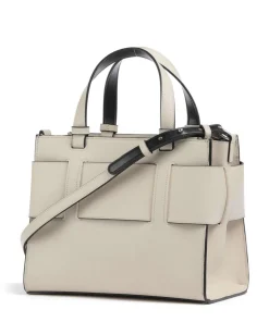 Susie M Handtasche Lederimitat elfenbein