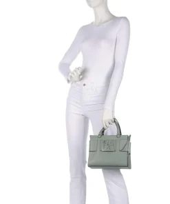 Susie M Handtasche Lederimitat grünblau