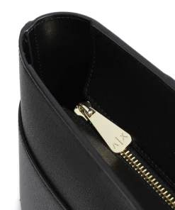 Susie M Shopper Lederimitat schwarz