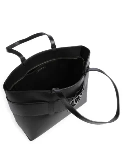 Susie M Shopper Lederimitat schwarz