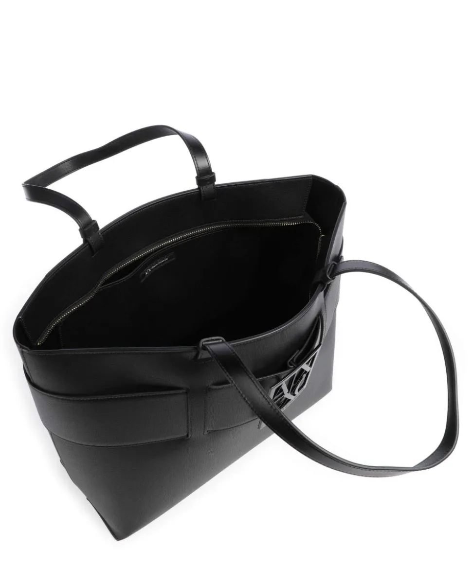 Susie M Shopper Lederimitat schwarz