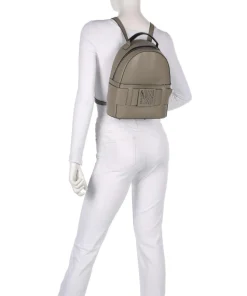 Susie Rucksack Lederimitat taupe