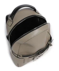 Susie Rucksack Lederimitat taupe