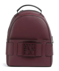 Susie Rucksack Lederimitat wein