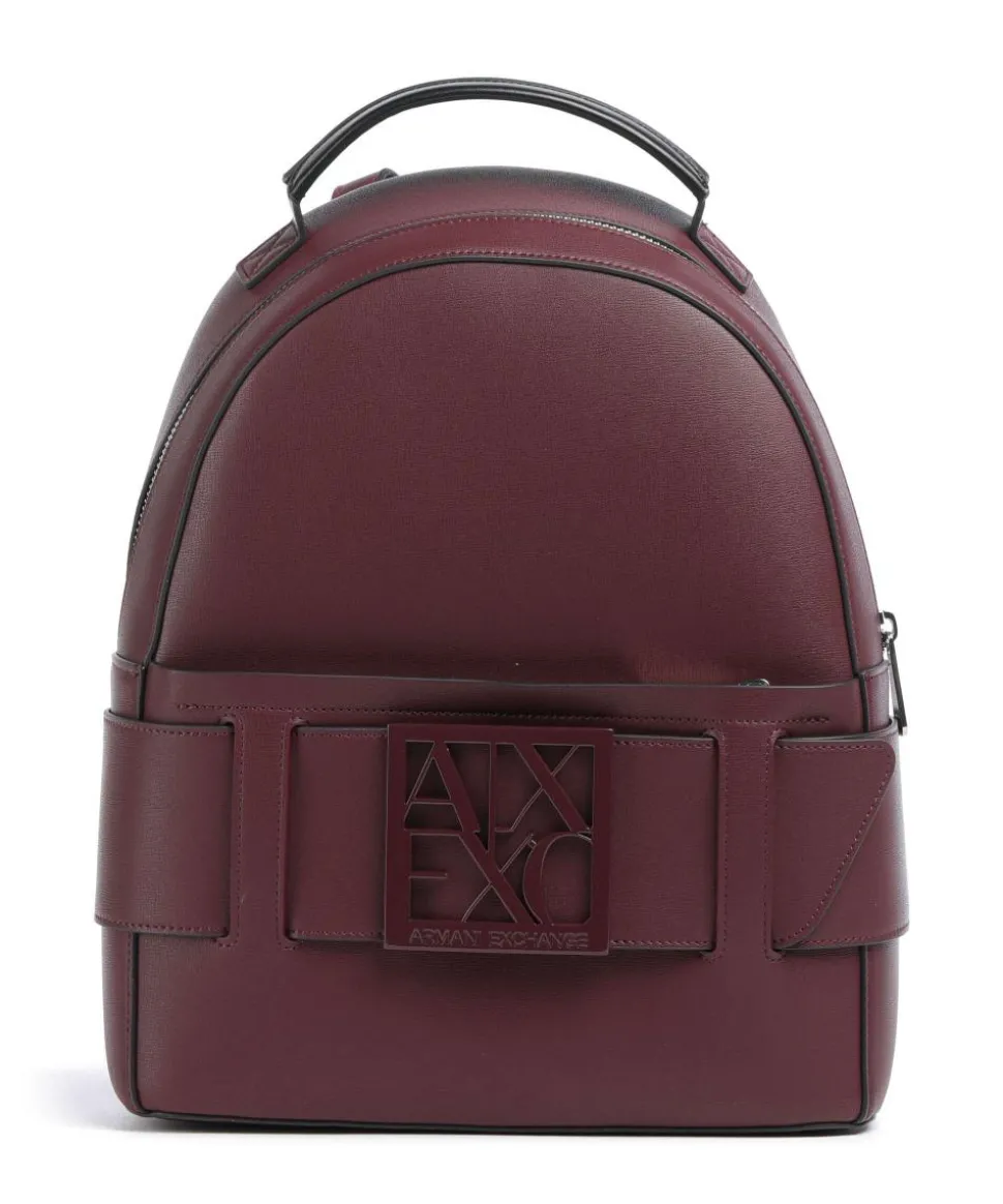 Susie Rucksack Lederimitat wein