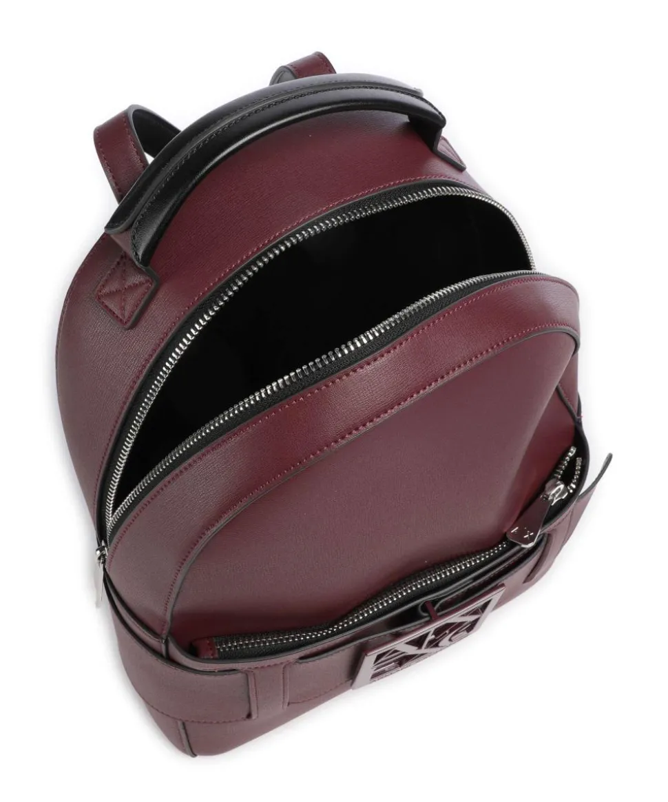 Susie Rucksack Lederimitat wein