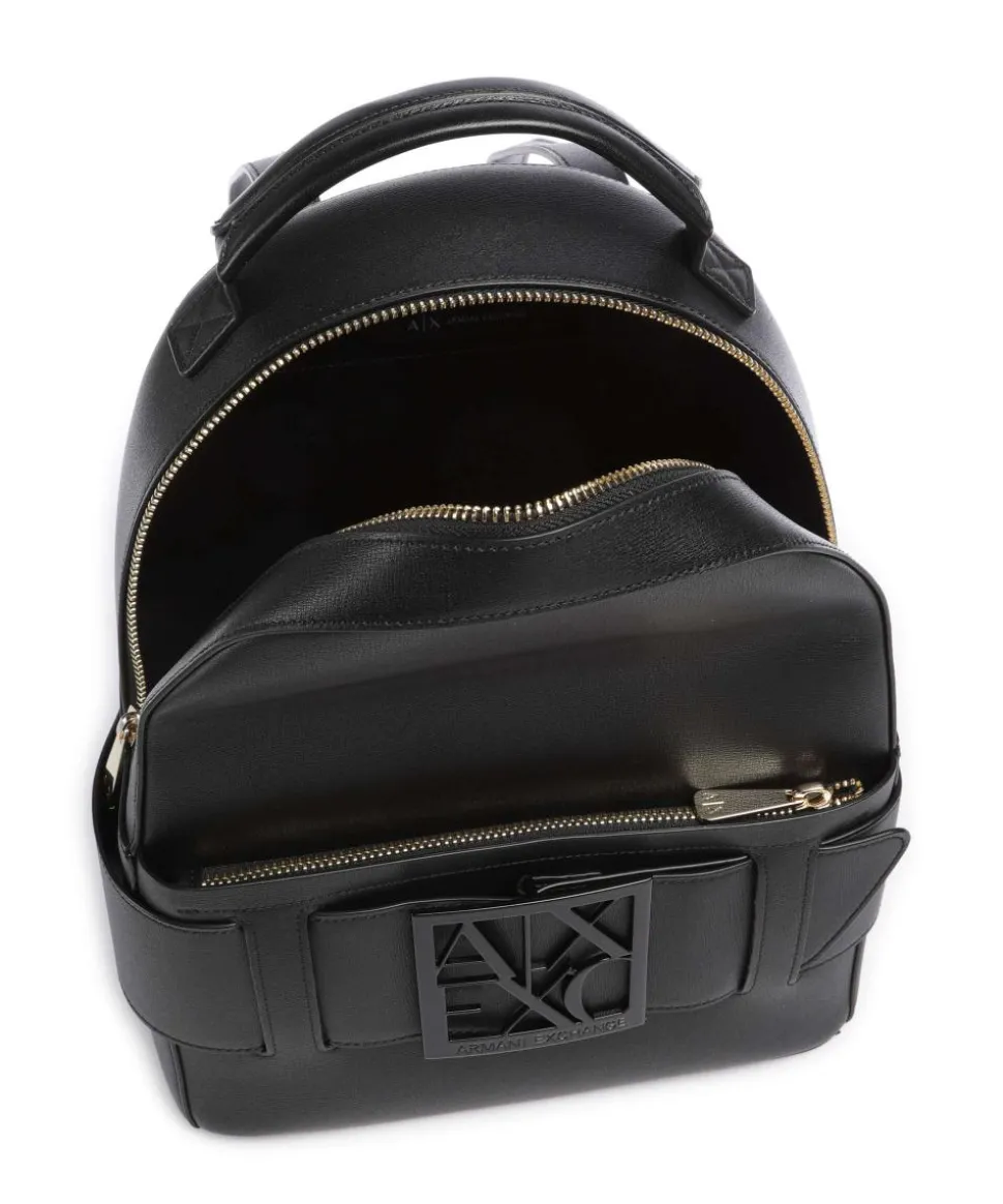 Susie Rucksack Lederimitat schwarz