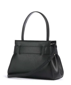 Susie S Handtasche Lederimitat schwarz