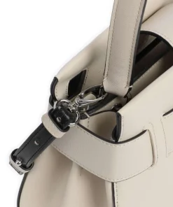 Susie S Handtasche Lederimitat elfenbein